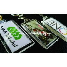 Key Chain Plastic Holder Digital Color Printing KC/P_5532